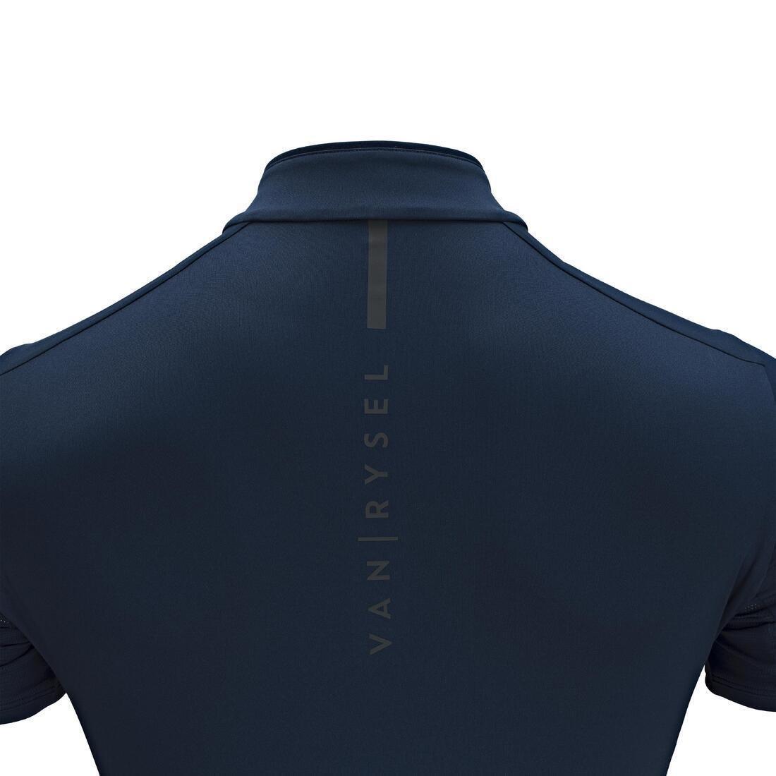 Men Short-Sleeved Road Cycling Jersey - Rc500, Blue, , large image number 6