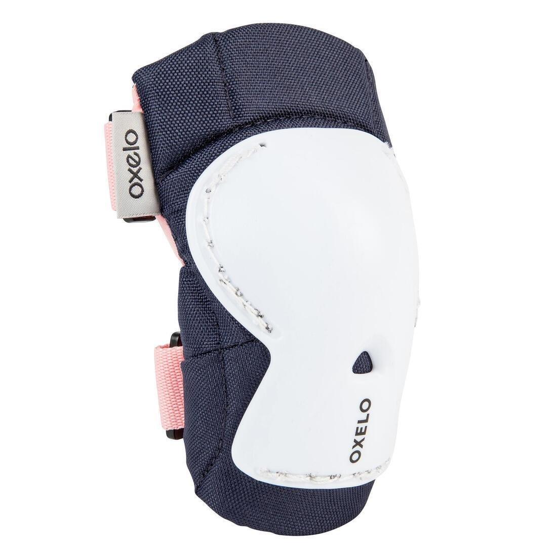 Kids Girls Set Of Inline Skate Protectors, Pink, No Color, large image number 3