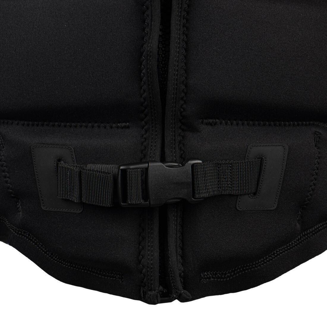 KHAKI MEN'S WAKEBOARDING BUOYANCY AID IMPACT VEST 500 (50 NEWTONS), , large image number 3