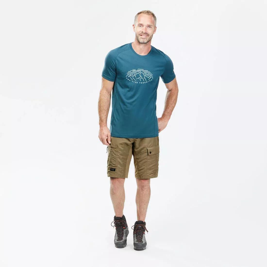 Men's Trekking Shorts - MT500, carbon grey, No Color, large image number 7