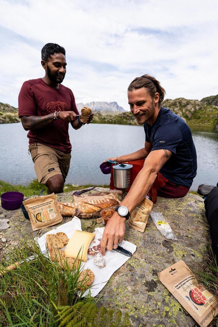 BROWN Men's Trekking Shorts - MT500, No Color, large image number 8