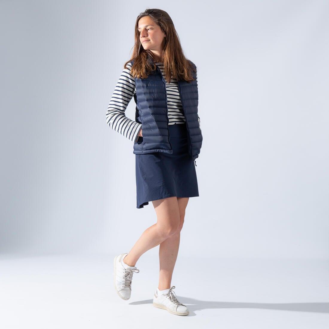Womens Golf Sleeveless Down Jacket Mw500, Blue, No Color, large image number 8
