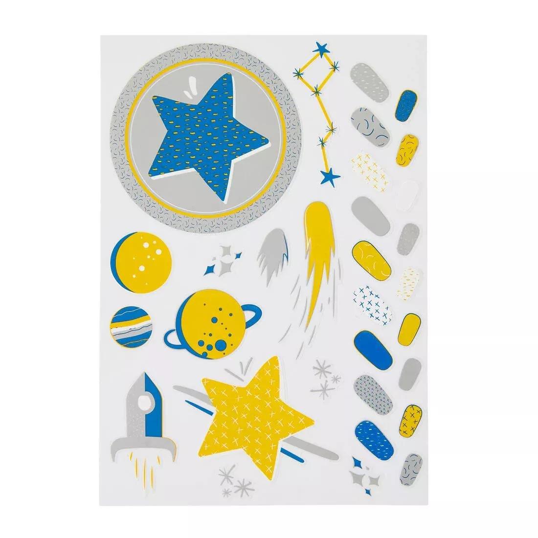 Stickers Oxelo - Stars, green, No Color, large image number 0
