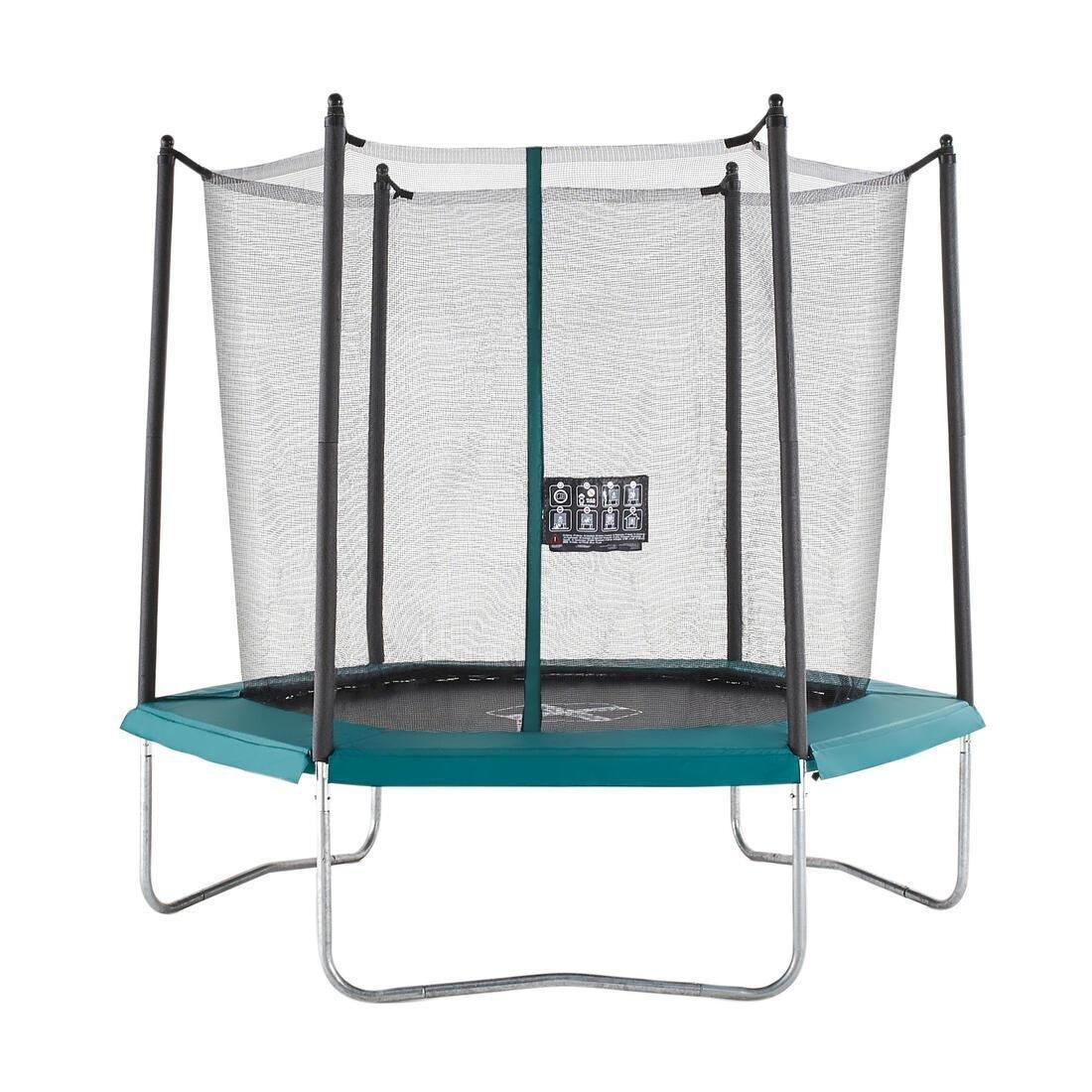 Hexagonal Trampoline 240, Black, No Color, large image number 0