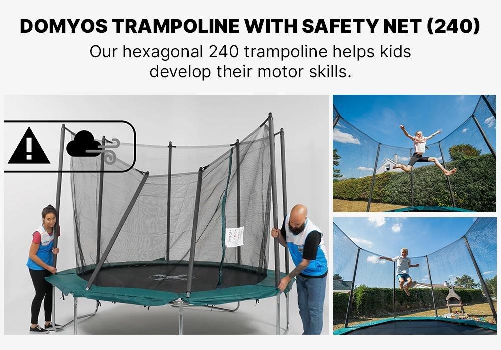Hexagonal Trampoline 240, Black, No Color, large image number 18