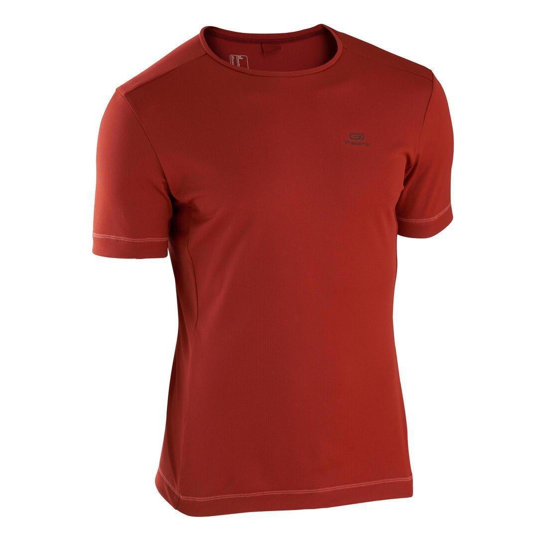 Kalenji Dry Men's Breathable Running T-Shirt, Brick Red, , large image number 7