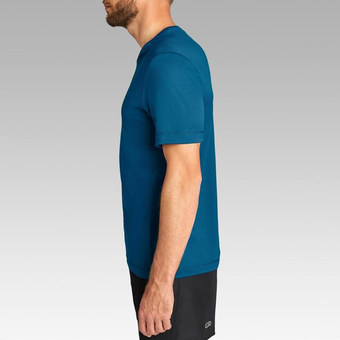 Men Dry Running Breathable T-Shirt, Blue, , large image number 5