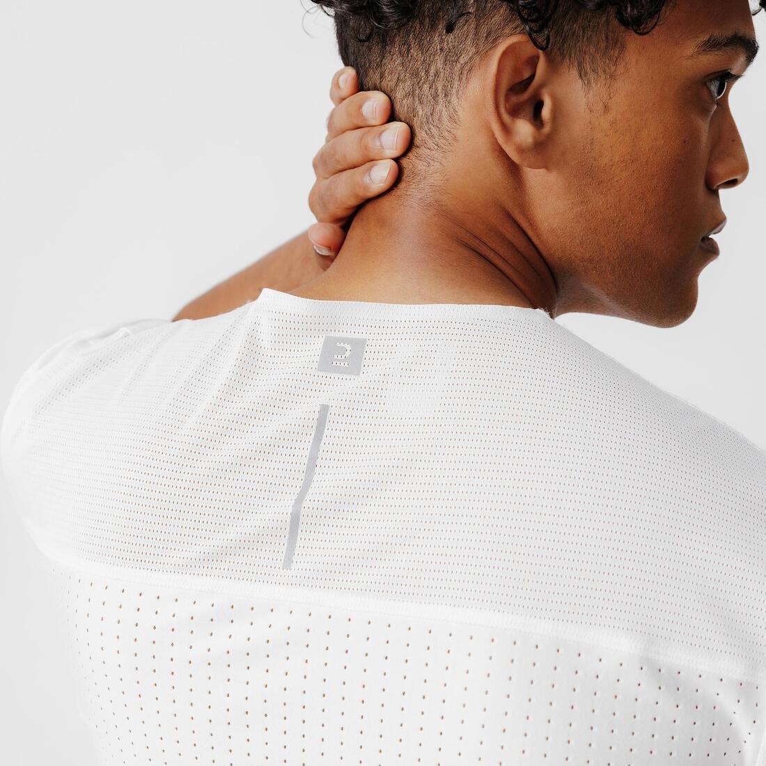 Men Running Breathable And Ventilated T-Shirt - Dry+ Breath, Cotton White, , large image number 1