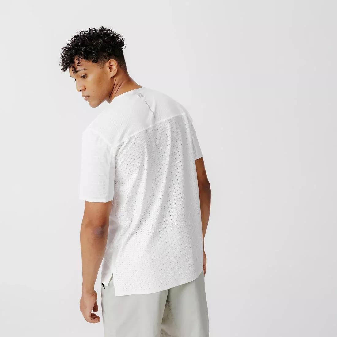Men Running Breathable And Ventilated T-Shirt - Dry+ Breath, Cotton White, , large image number 3