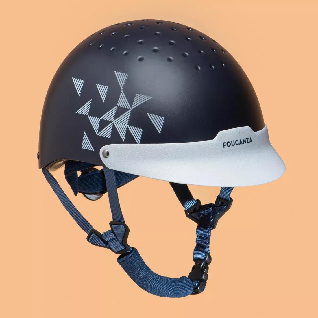 PINK Kids' Horse Riding Helmet 100, , large image number 2