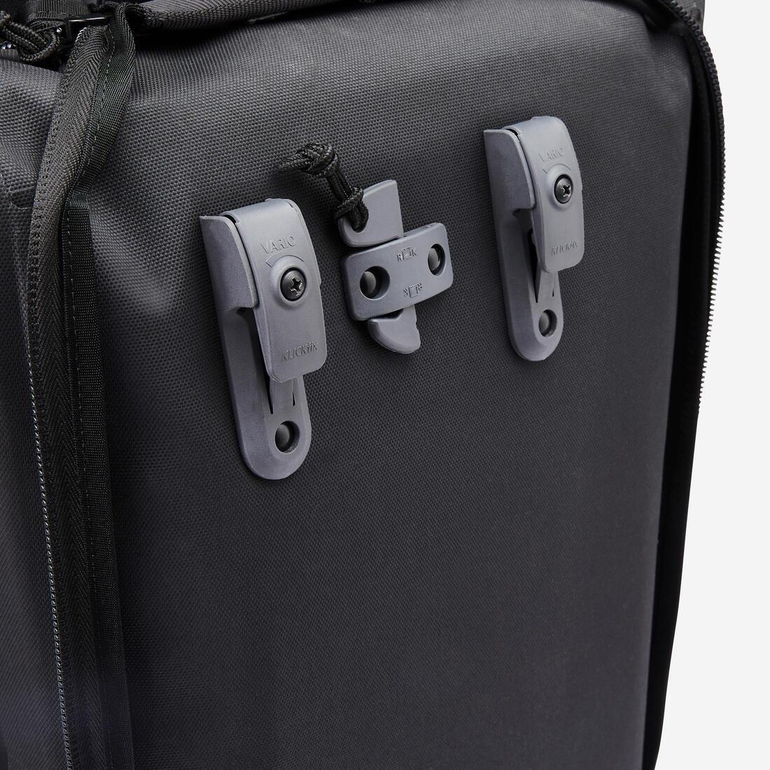 Double Pannier Bag For 31 L Pannier Rack, Grey, No Color, large image number 6