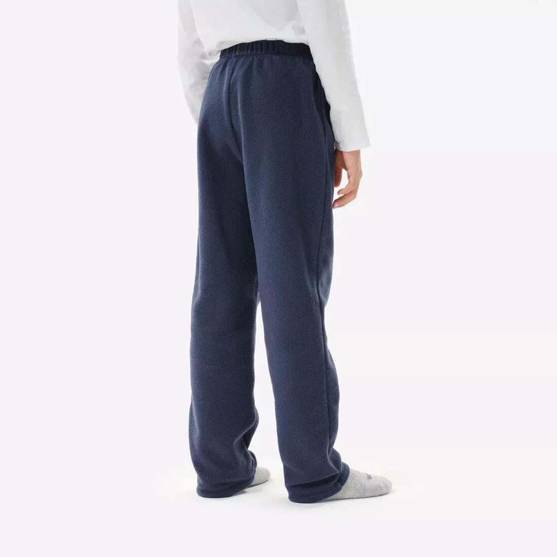 Kids Unisex Fleece Trousers - MH100, Navy, 5401_000, large image number 4