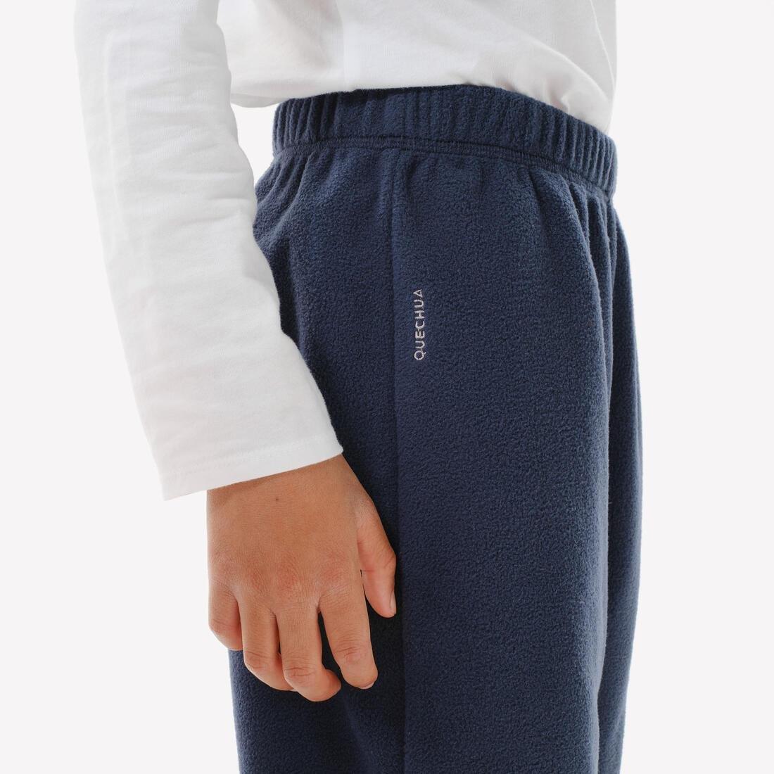 Kids Unisex Fleece Trousers - MH100, Navy, 5401_000, large image number 6