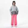 WEDZE - Kids Girls Warm And Waterproof Ski Jacket - 100, Grey