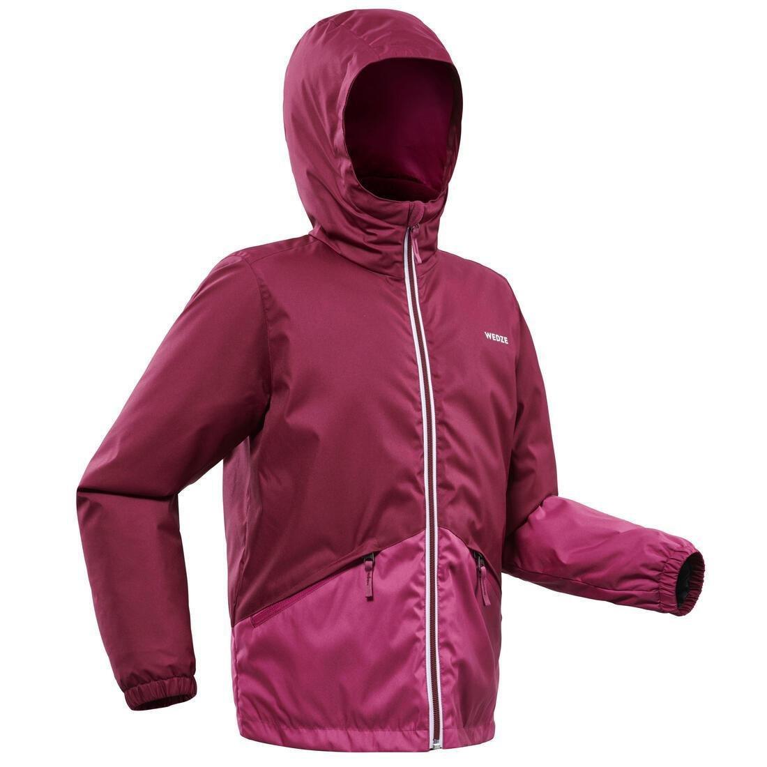 Kids Girls Warm And Waterproof Ski Jacket - 100, Grey, , large image number 6