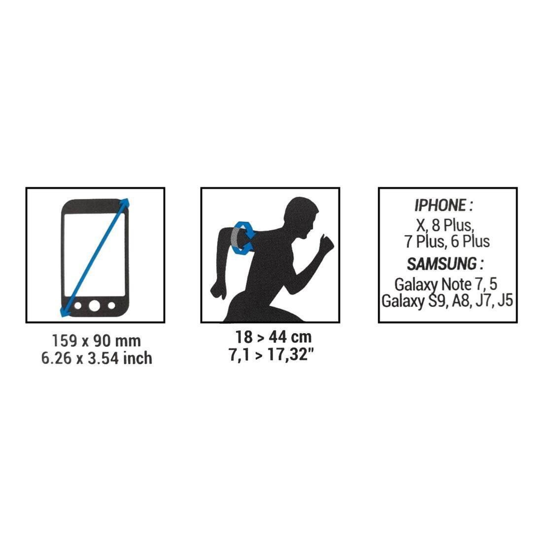 Phone Running Armband, Black Olive, No Color, large image number 8