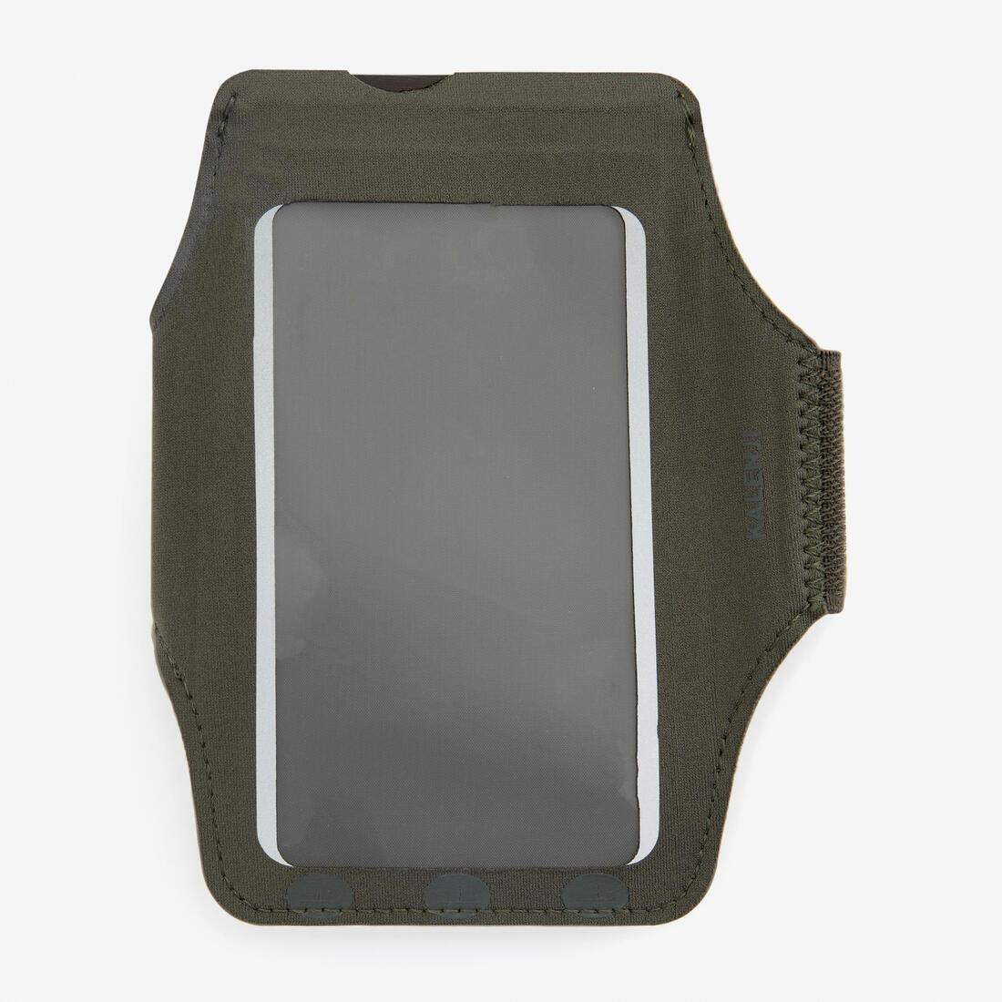 KALENJI - Phone Running Armband, Black Olive