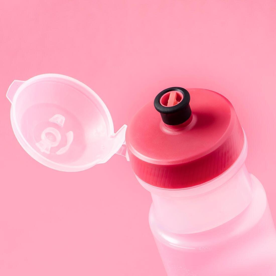 Sports water bottle Pink 650ml, raspberry pink, No Color, medium