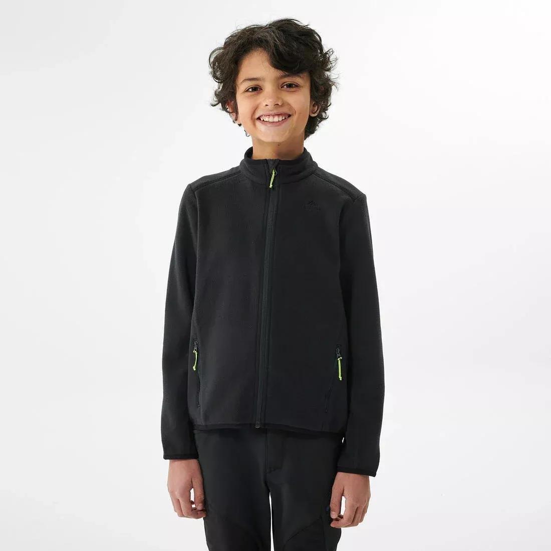 Forclaz 500 Fleece Child, Black, No Color, large image number 1