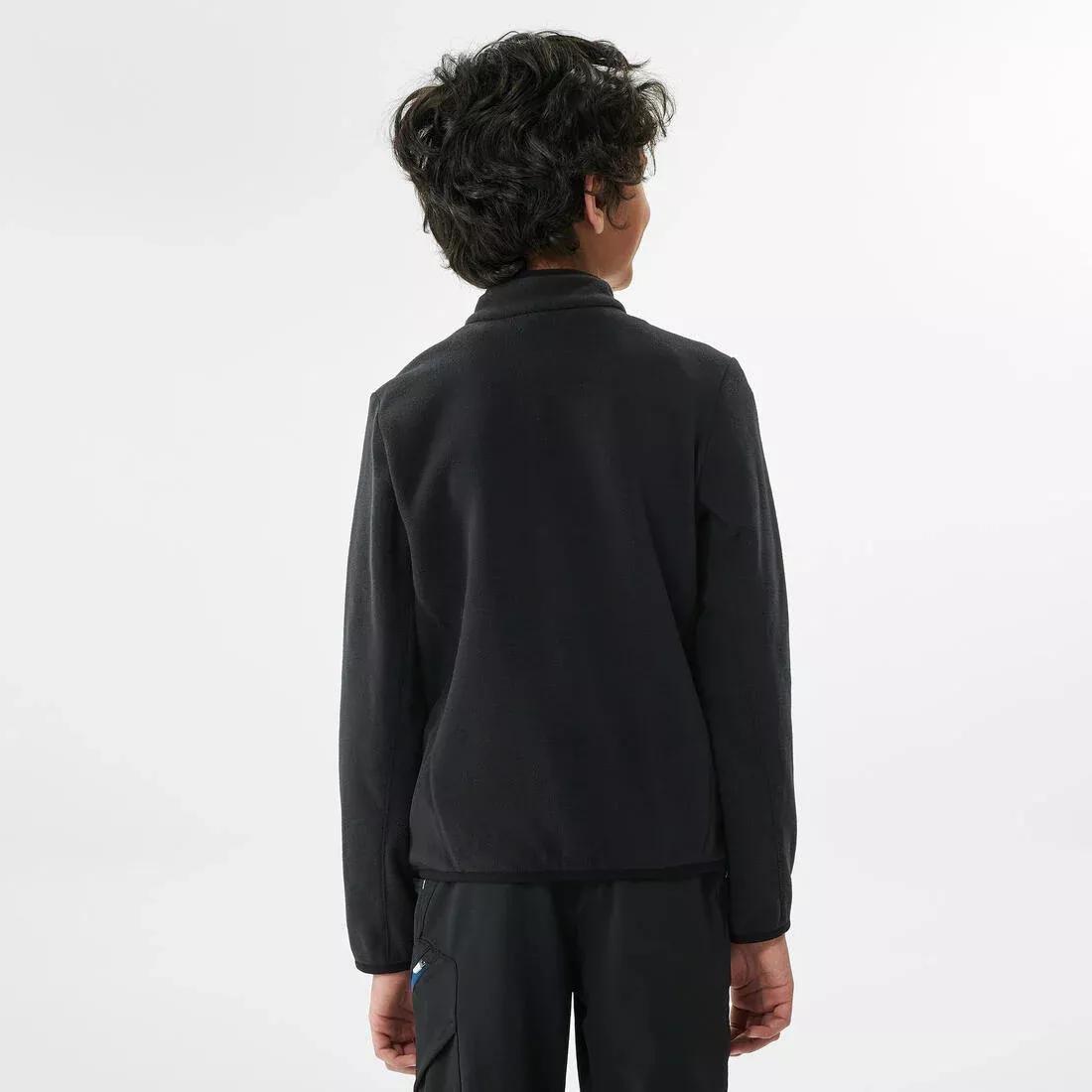 Forclaz 500 Fleece Child, Black, No Color, large image number 2