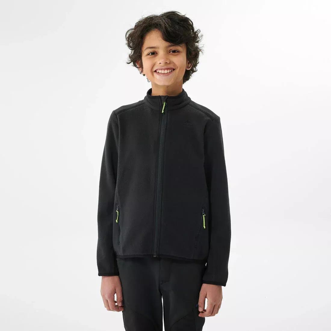Forclaz 500 Fleece Child, Black, No Color, large image number 7