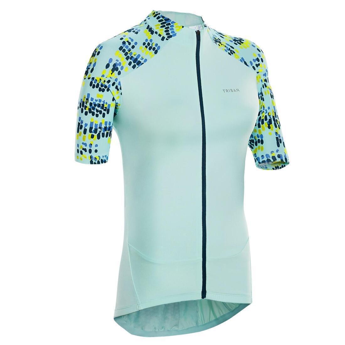 VAN RYSEL - Women's Cycling Short-Sleeved Jersey 500 - Sunplant, BORDEAUX