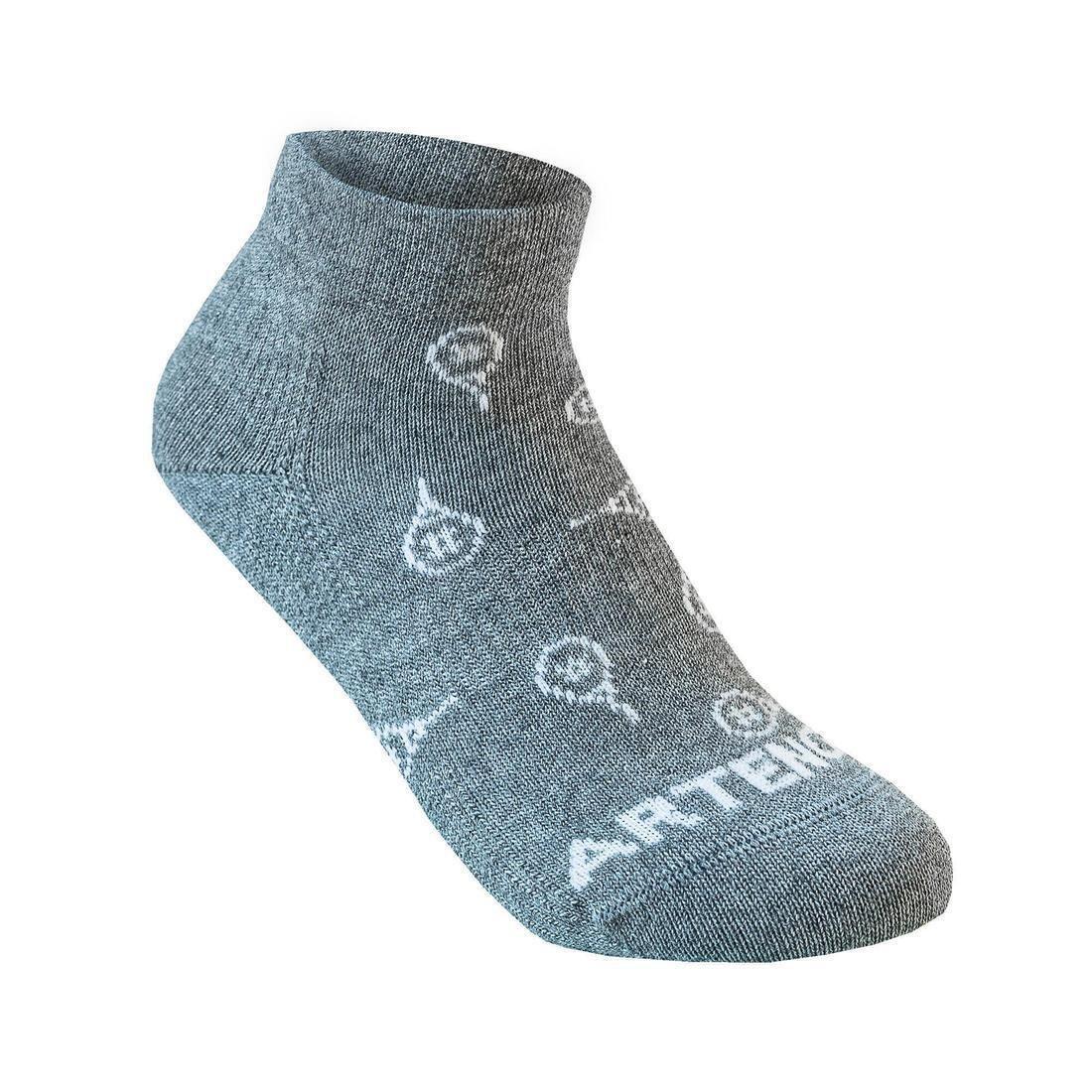 PURPLE Kids' Mid Sports Socks Tri-Pack RS 160, , large image number 10