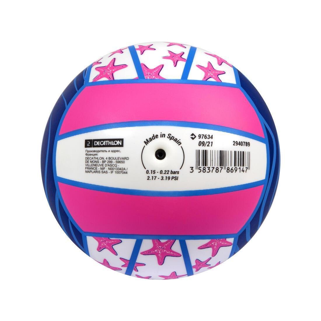 POMEGRANATE PINK Beach Volleyball BV100 Fun - Neon, No Color, large image number 1
