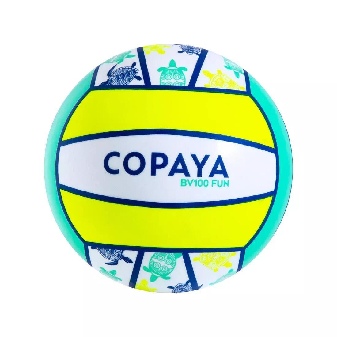 POMEGRANATE PINK Beach Volleyball BV100 Fun - Neon, No Color, large image number 4