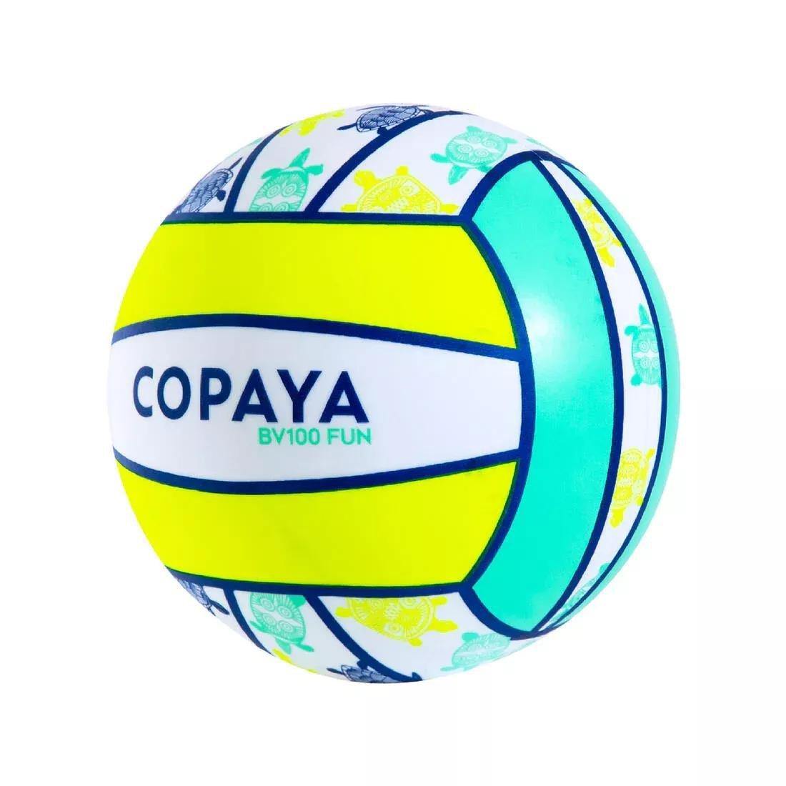 POMEGRANATE PINK Beach Volleyball BV100 Fun - Neon, No Color, large image number 5
