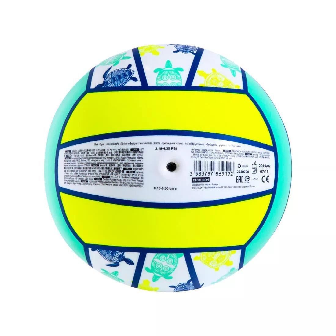 POMEGRANATE PINK Beach Volleyball BV100 Fun - Neon, No Color, large image number 7
