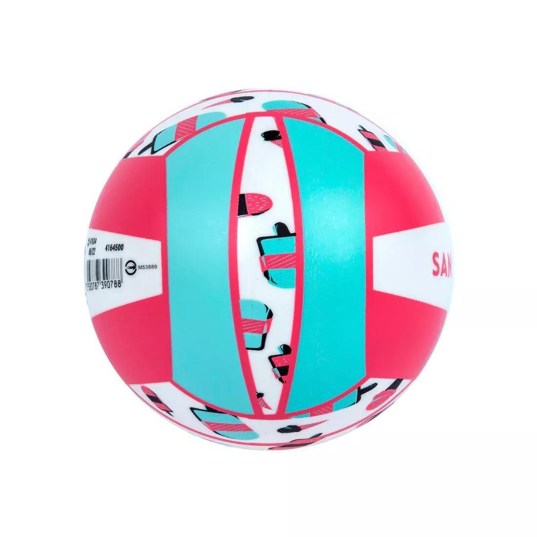 POMEGRANATE PINK Beach Volleyball BV100 Fun - Neon, No Color, large image number 10