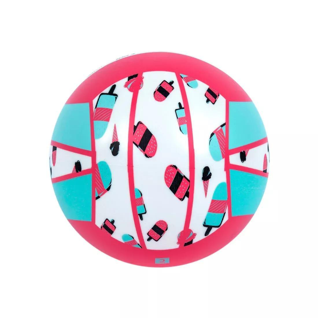 POMEGRANATE PINK Beach Volleyball BV100 Fun - Neon, No Color, large image number 11