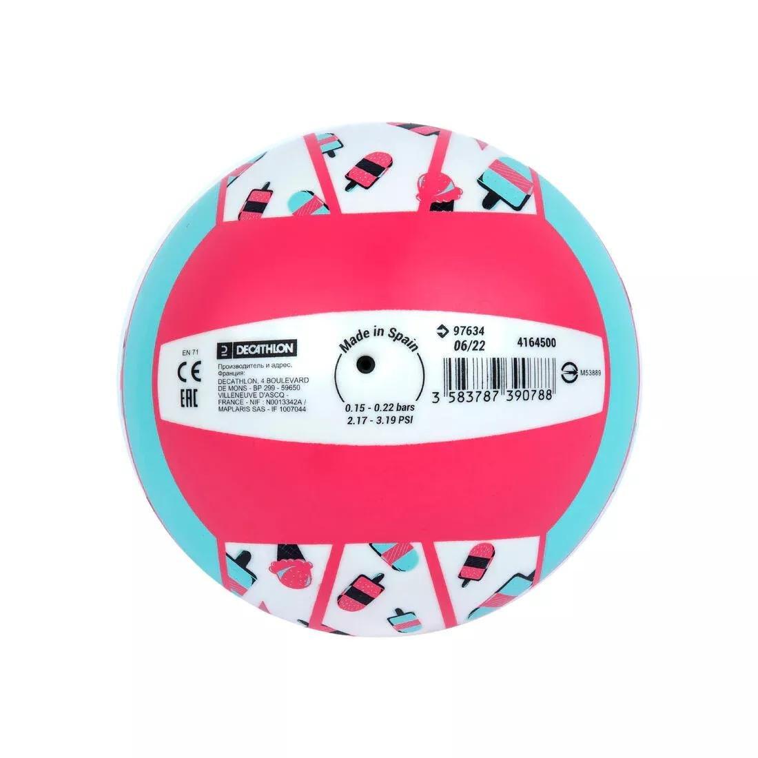 POMEGRANATE PINK Beach Volleyball BV100 Fun - Neon, No Color, large image number 12