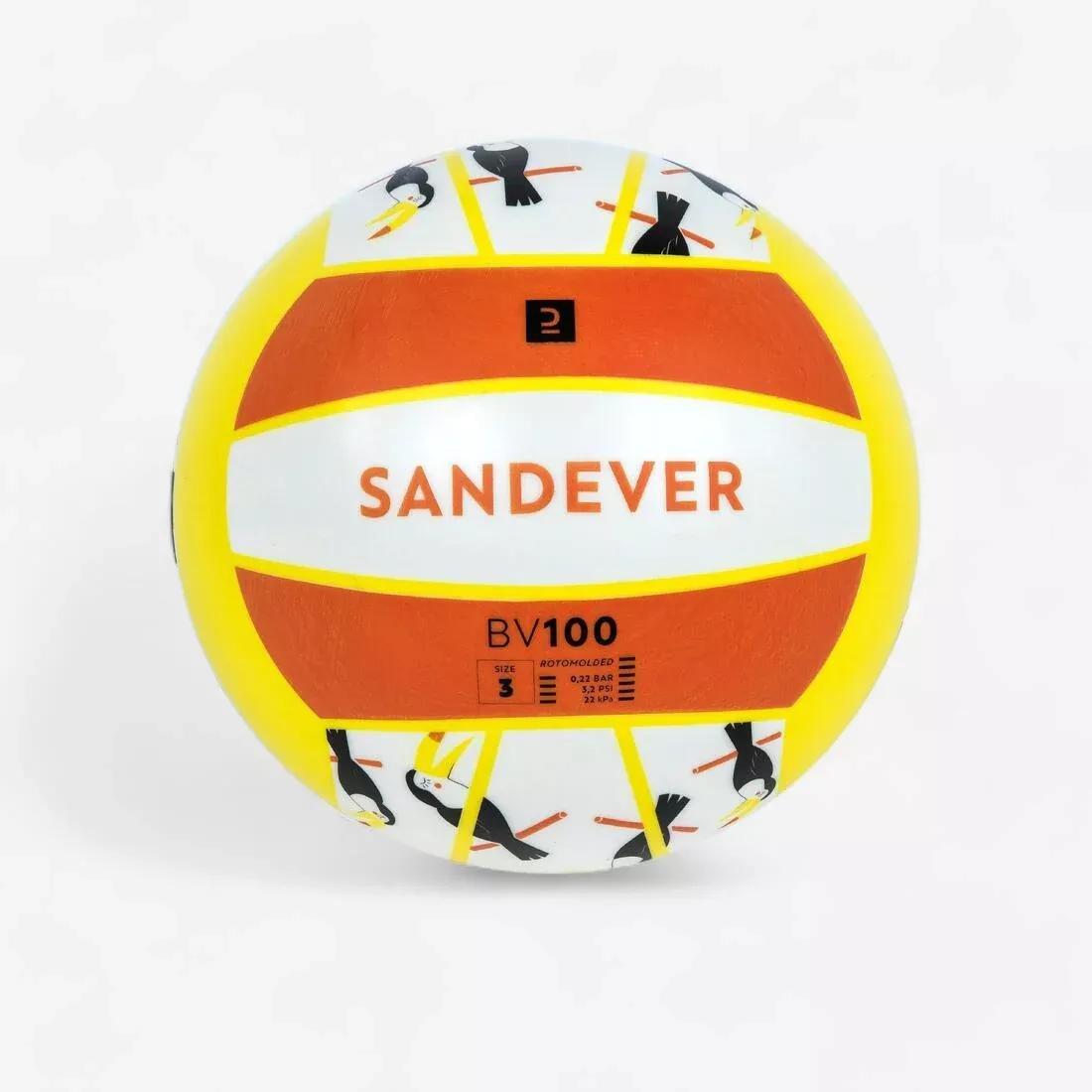 POMEGRANATE PINK Beach Volleyball BV100 Fun - Neon, No Color, large image number 14