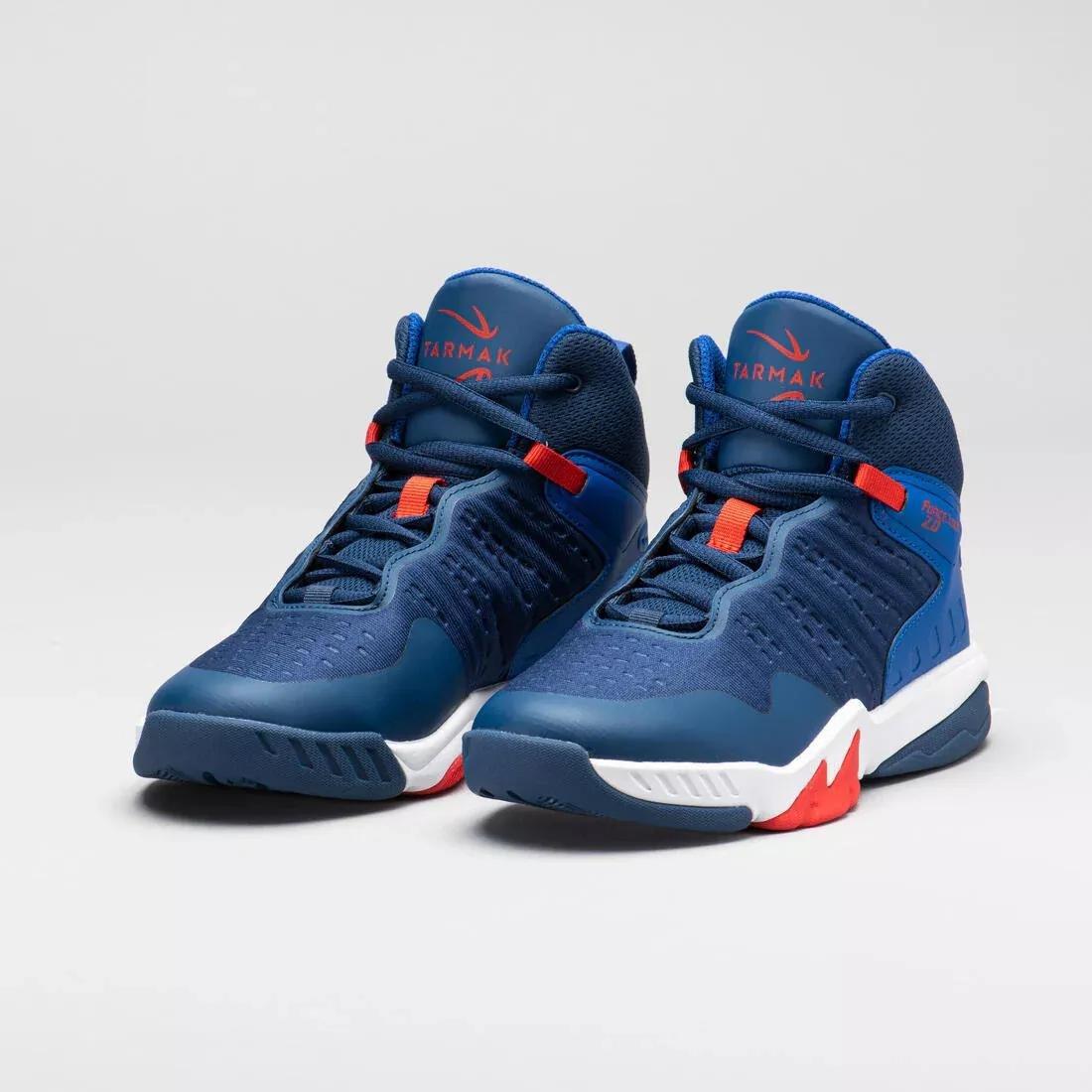 Kids Unisex Intermediate Basketball Shoes - SS500H, galaxy blue, , large image number 10