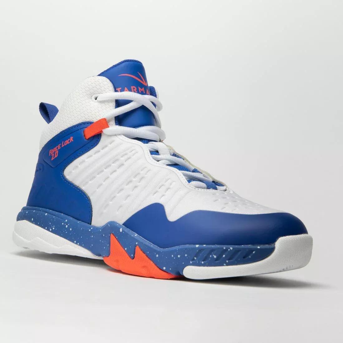 Kids Unisex Intermediate Basketball Shoes - Ss500H, White, , large image number 2