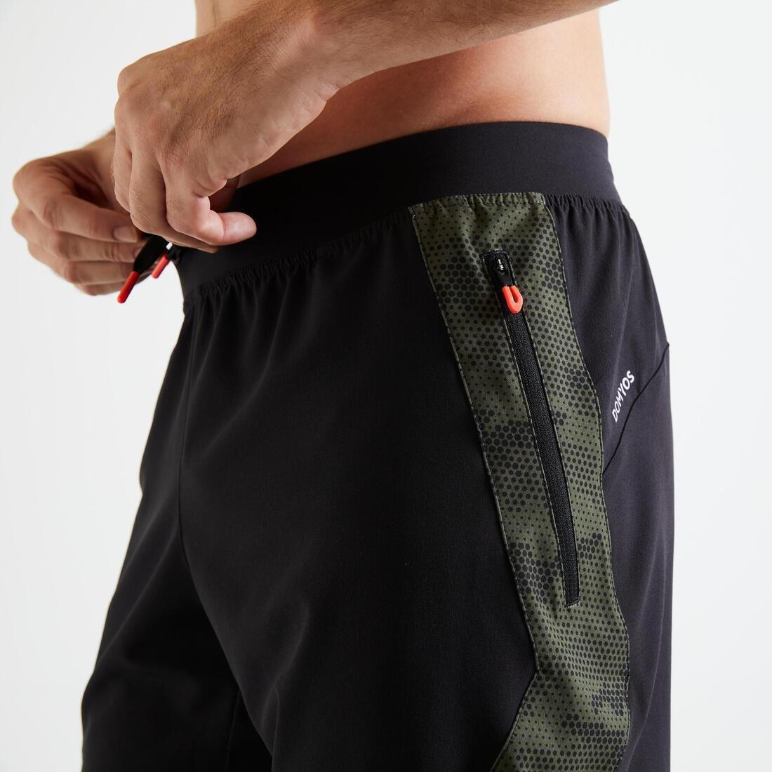 Fitness Training Shorts - Printed, Black, No Color, large image number 11