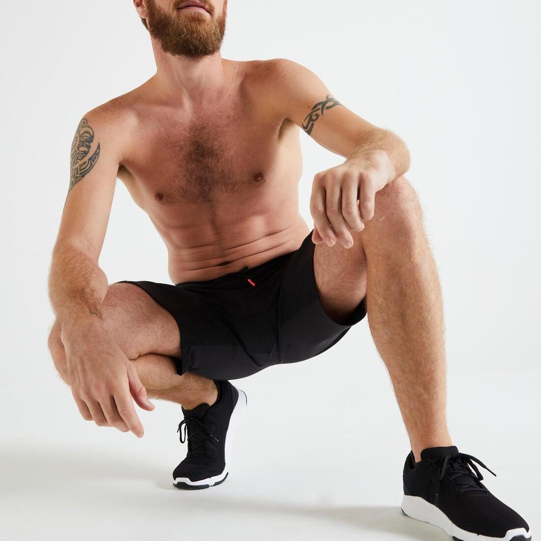 Fitness Training Shorts - Printed, Black, No Color, large image number 12