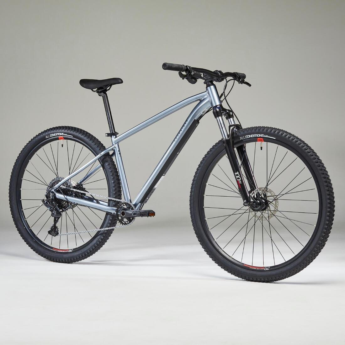 29 Inch Touring Mountain Bike Explore 520, Grey, No Color, medium