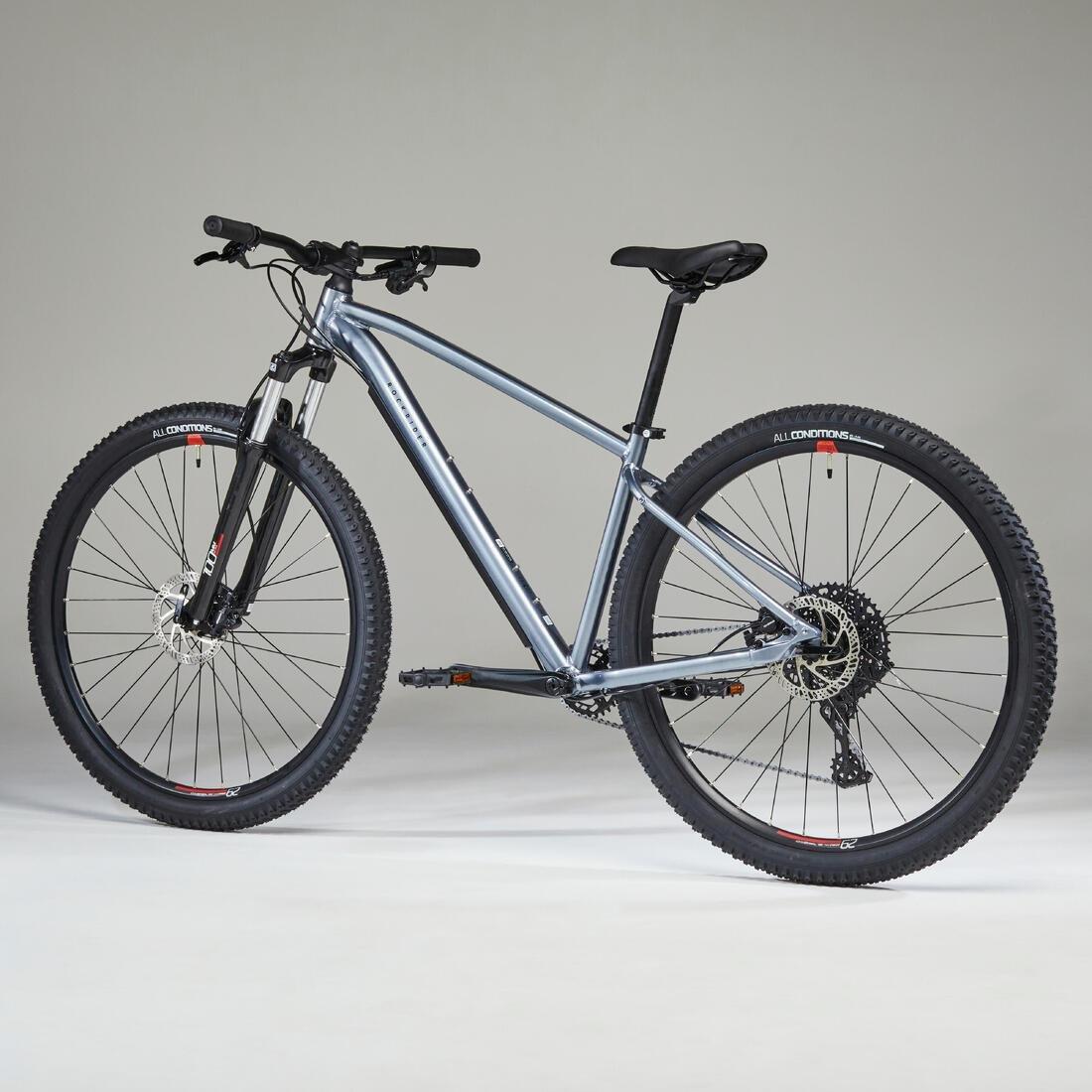 29 Inch Touring Mountain Bike Explore 520, Grey, No Color, medium
