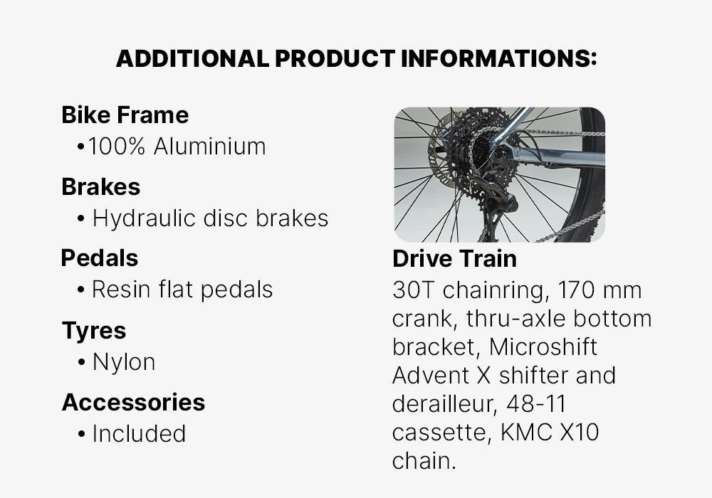 29 Inch Touring Mountain Bike Explore 520, Grey, No Color, medium