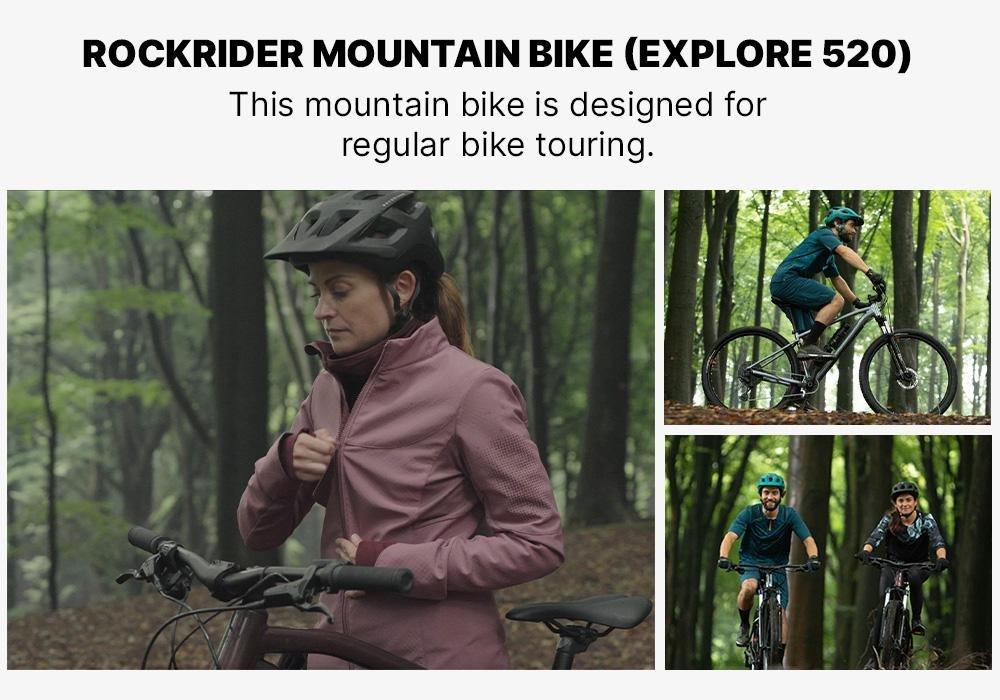 29 Inch Touring Mountain Bike Explore 520, Grey, No Color, medium