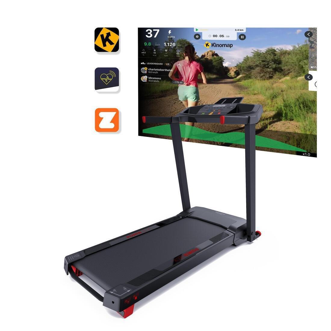 Smart Compact Treadmill Run100E - 14 Km/H, 45 X 120 Cm, No Color, large image number 0