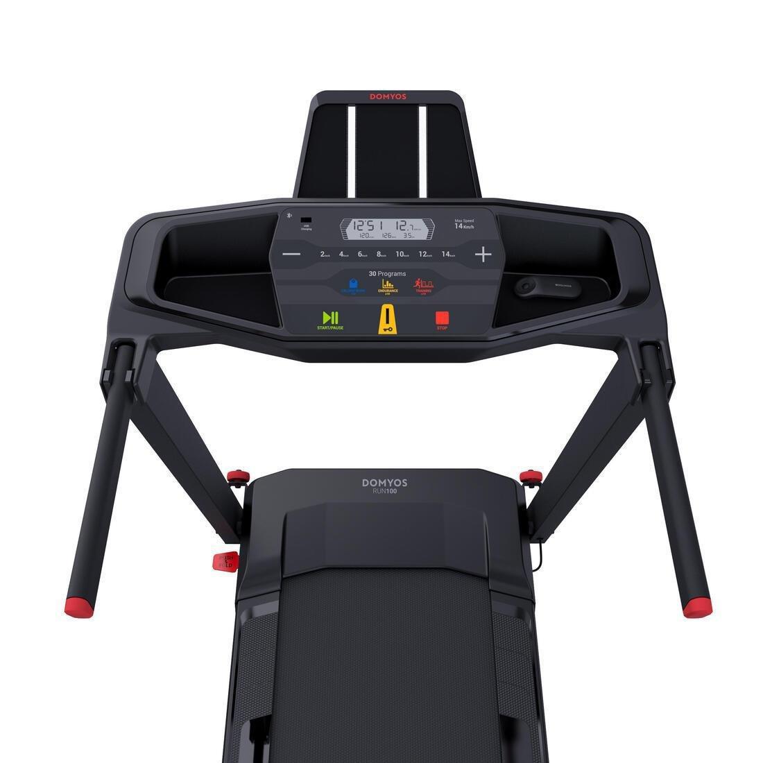 DOMYOS Smart Compact Treadmill Run100E 14 Km H 45 X 120 Cm Azadea Kuwait