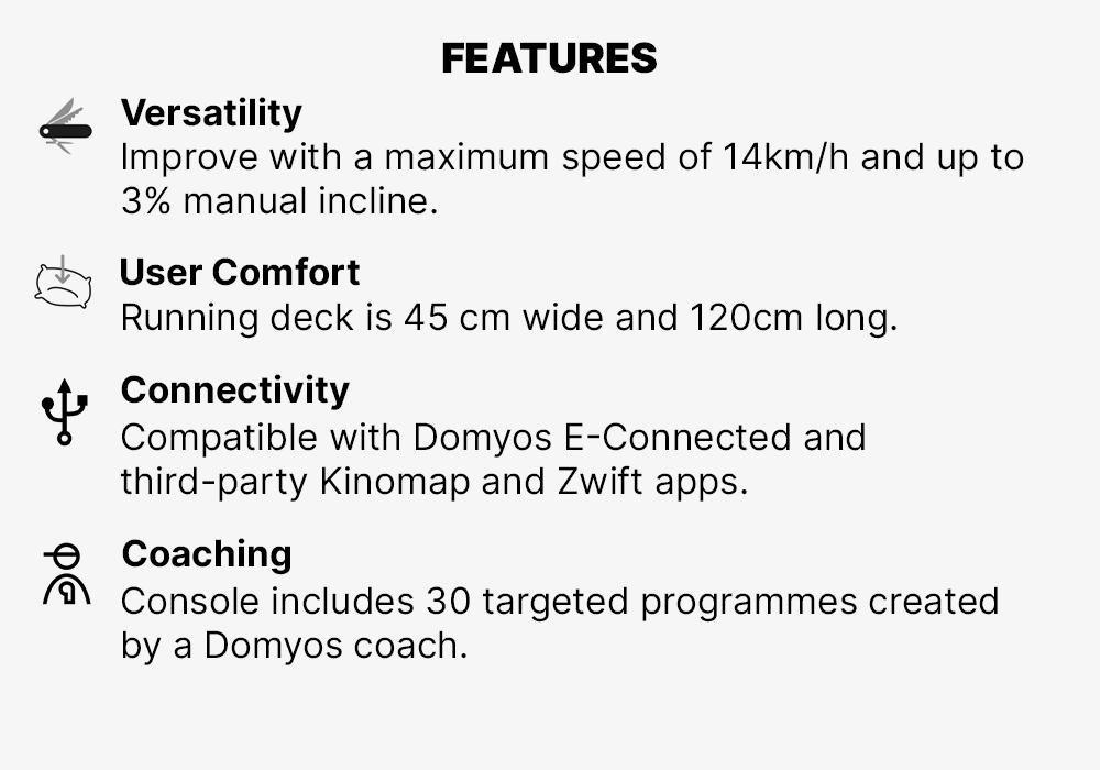 Smart Compact Treadmill Run100E - 14 Km/H, 45 X 120 Cm, No Color, medium