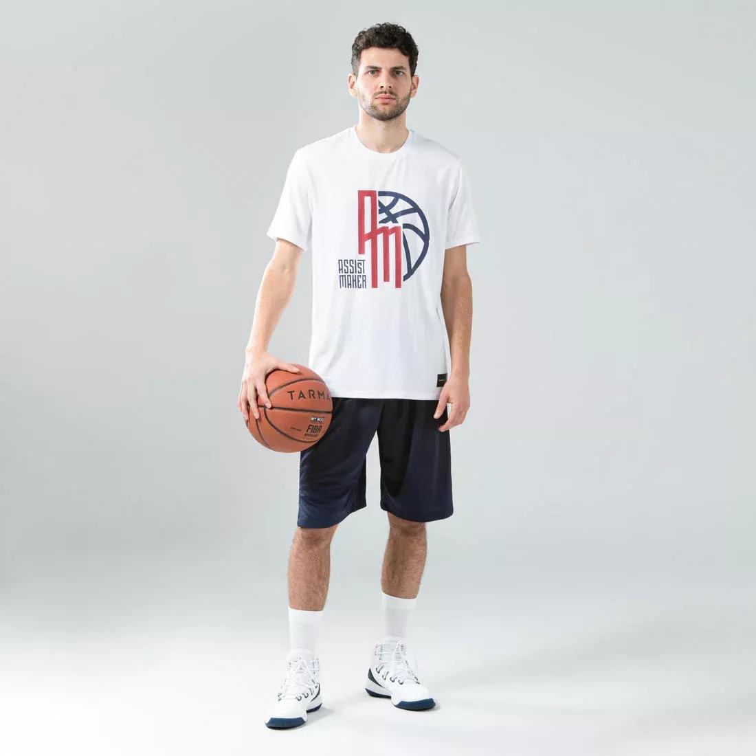 Men's Basketball Shorts SH500, Black, , large image number 14