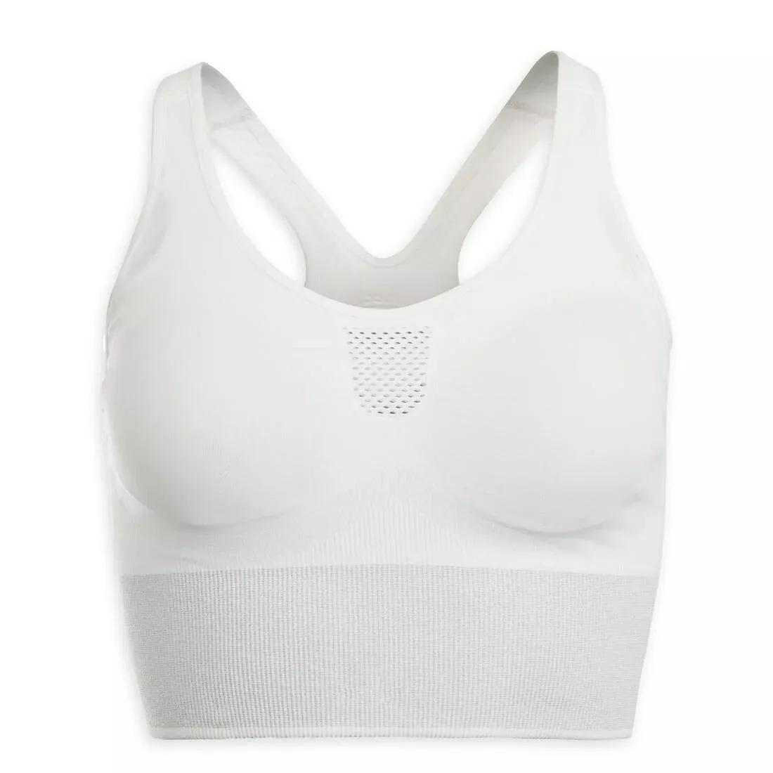 BLACK Long Dynamic Yoga Sports Bra, No Color, large image number 2