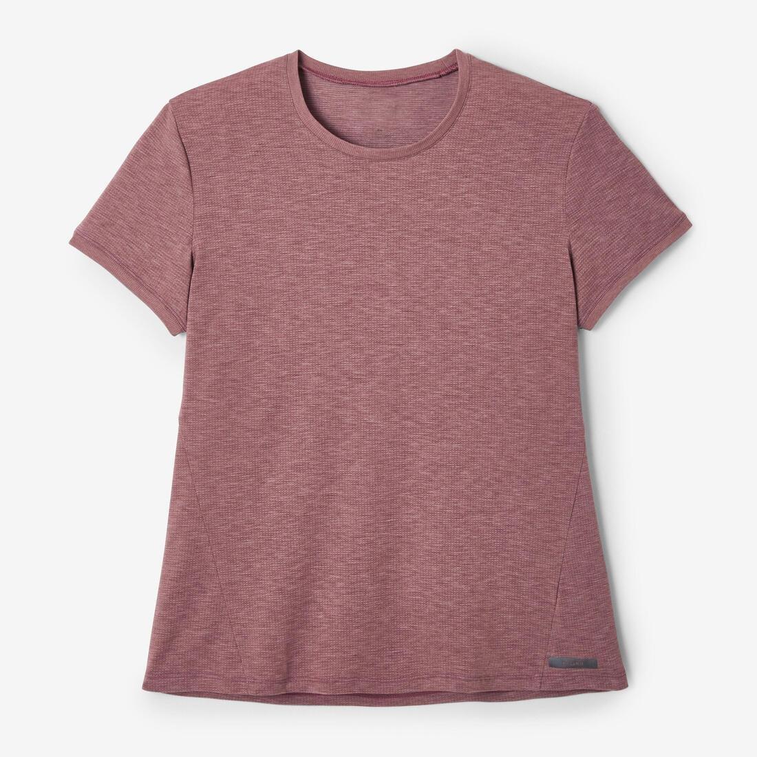 Women Soft And Breathable Running T-Shirt, Khaki, No Color, large image number 8