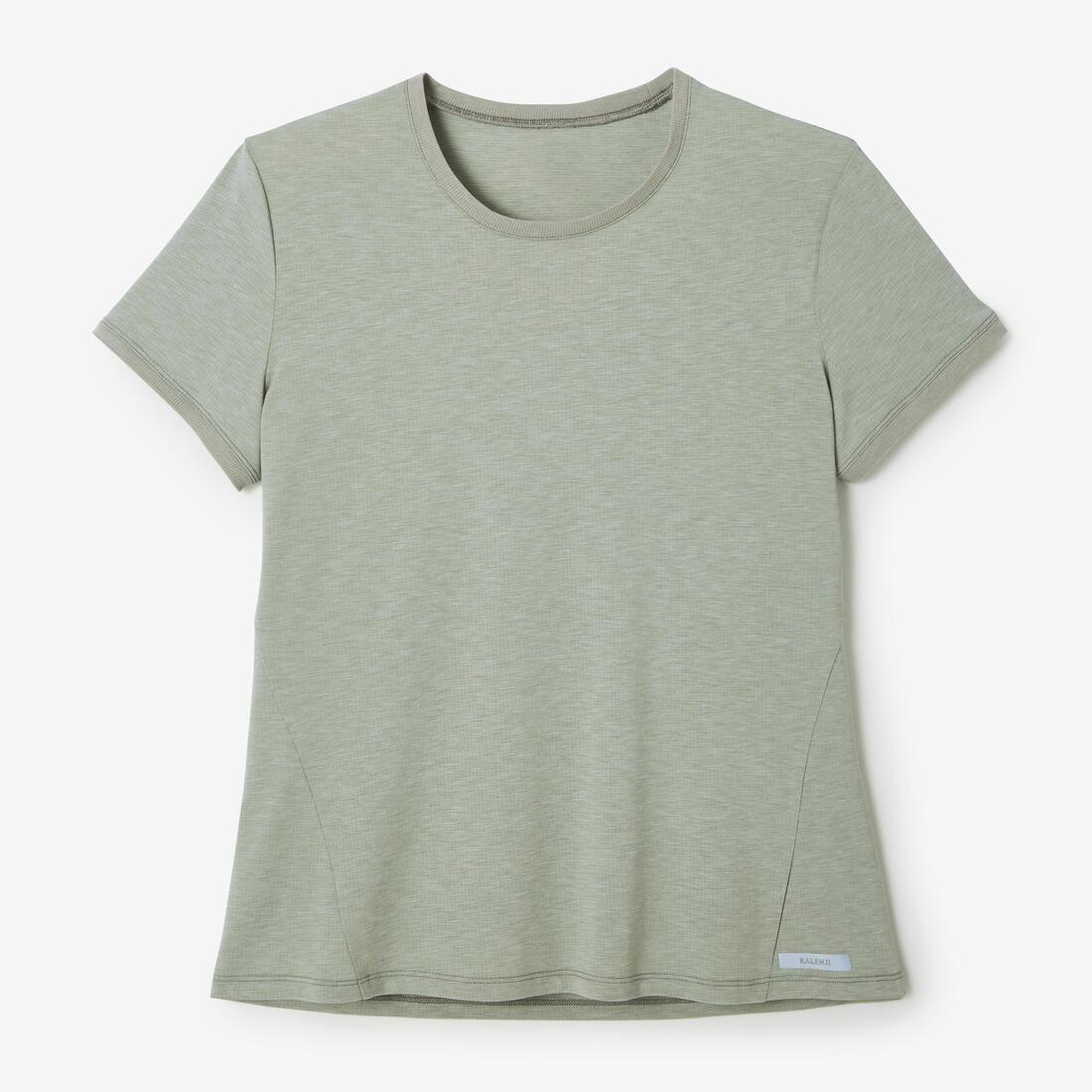 Women Soft And Breathable Running T-Shirt, Khaki, No Color, large image number 13